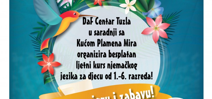 Kurs njemačkog jezika za djecu-formirana grupa